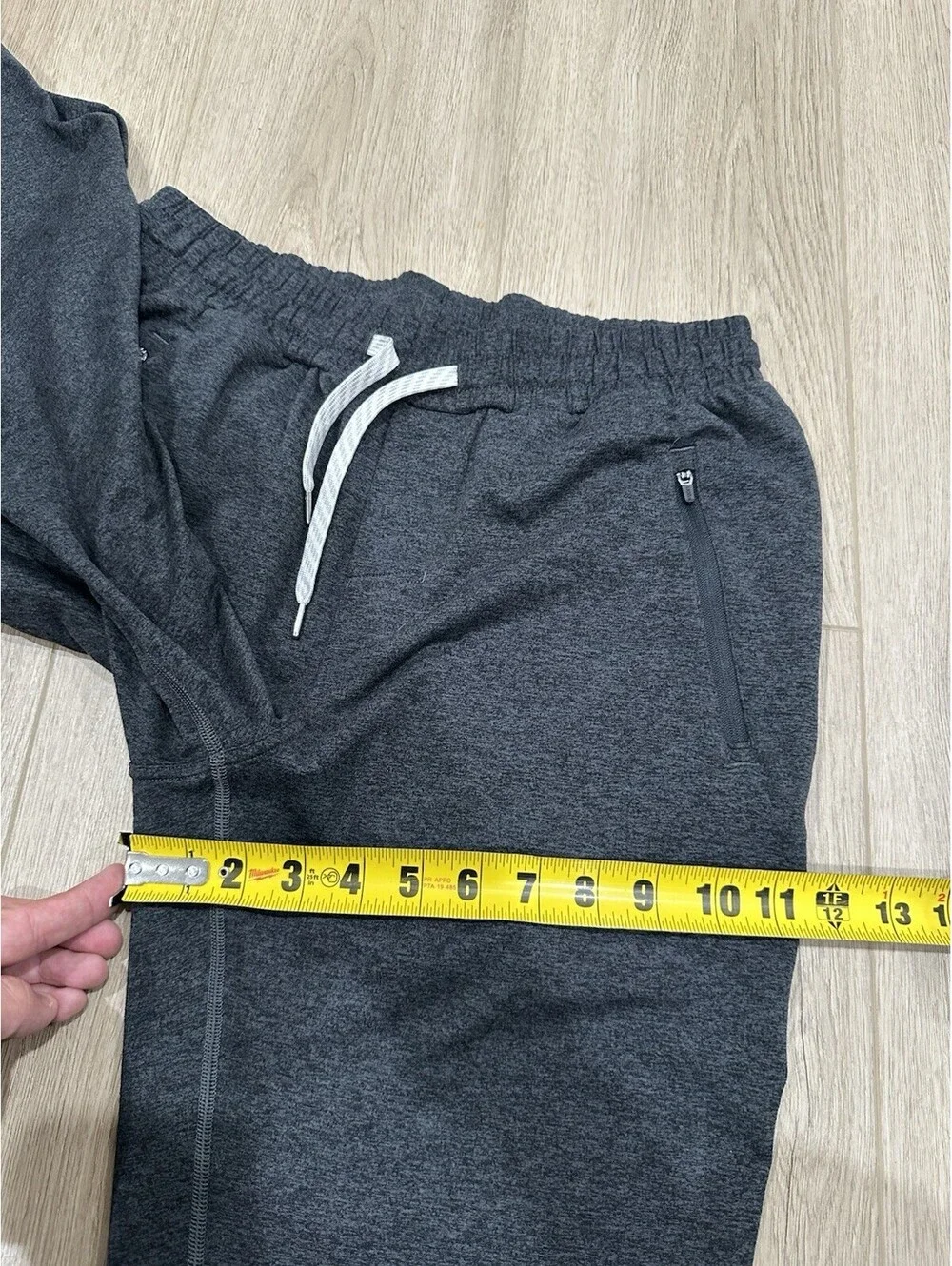 Vuori Jogger Men’s Large Pronto Performance Gray Pull On Gym V438